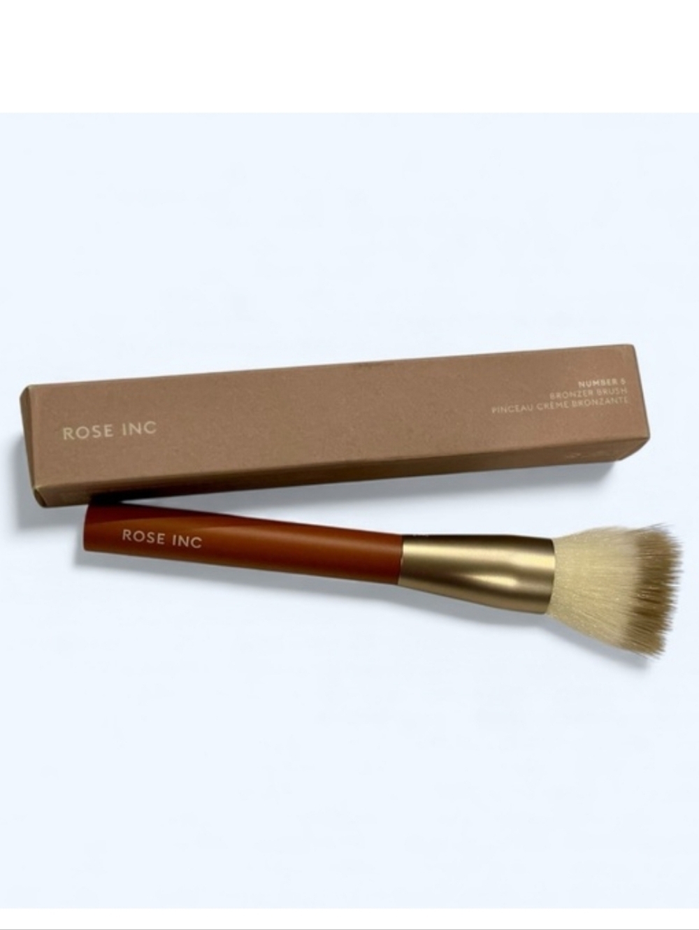 NIB Rose Inc Terracotta Handle Bronzer Brush No.5